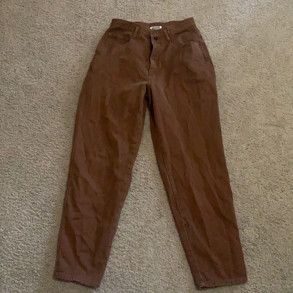 High waisted brown Jeans